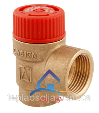 Запобіжний клапан Afriso 1/2х3/4 1.5 бар
