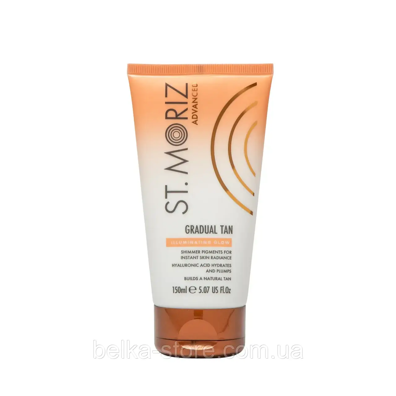 Лосьйон для поступового прояву автозасмаги з шимером St.Moriz Advanced Illuminating Gradual Tan Lotion, 150ml, фото 1