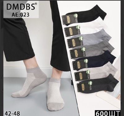Чоловічі тонкі шкарпетки, СІТКА,  42-48. "DMDBS". Чоловічі короткі шкарпетки, чоловічі шкарпетки чорні, чесана бавовна