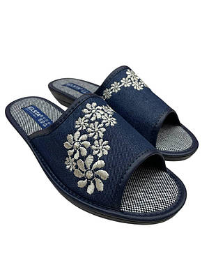 Тапочки жіночі текстильні для широкої стопи Belsta