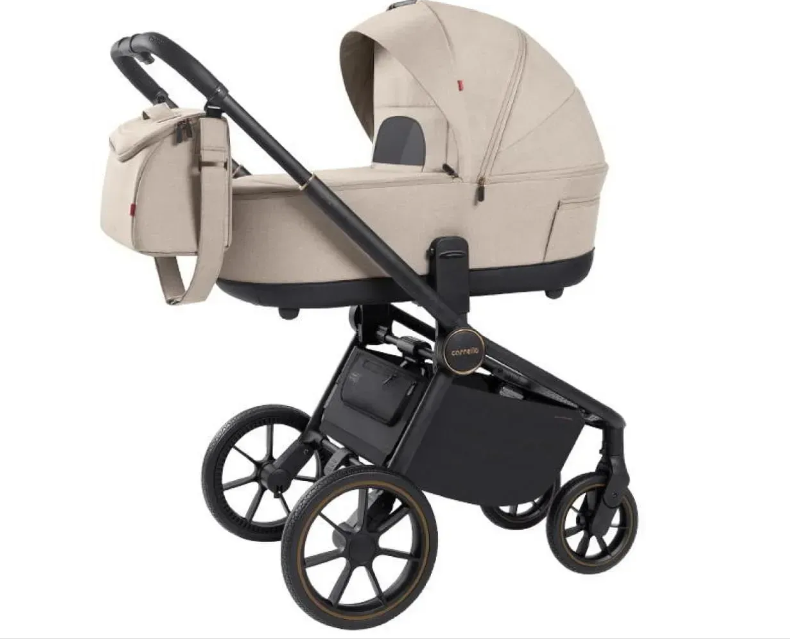 Коляска універсальна CARRELLO Epica/G CRL-8510/1 (2in1) Almond Beige, фото 1