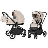 Коляска універсальна CARRELLO Epica/G CRL-8510/1 (2in1) Almond Beige, фото 2