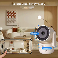 Wi Fi камера відеоспостереження MOES Tuya Wi-Fi 6 вай фай камера для дому