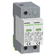 DC Обмежувач імпульсної перенапруги Ex9UEP1+2 6.25R 2P з дод.контактом клас 1+2 In=6.25kA 600V DC 111748 Noark