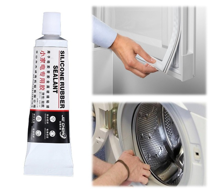 Силіконовий герметик Silicone Rubber Sealant 50 мл, прозорий, фото 1