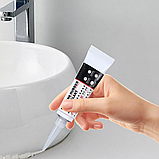 Силіконовий герметик Silicone Rubber Sealant 50 мл, прозорий, фото 4