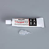 Силіконовий герметик Silicone Rubber Sealant 50 мл, прозорий, фото 6