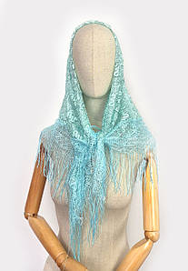 Хустка жіноча тонка ажурна гіпюр Свято