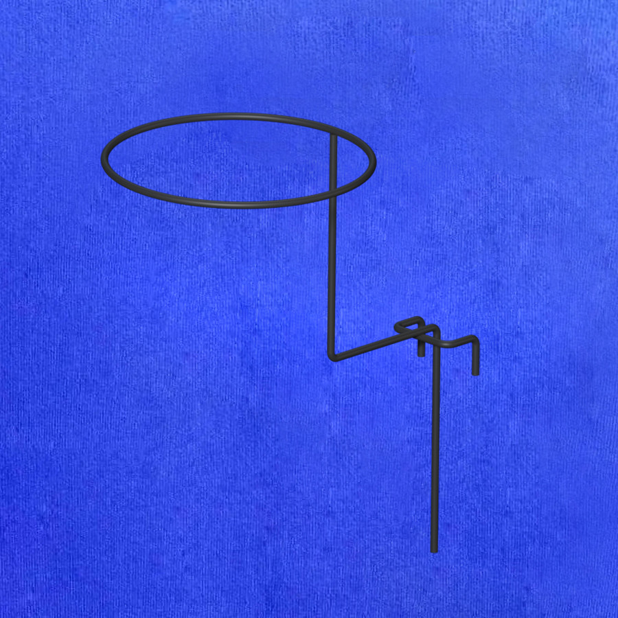 Кронштейн під шапки та кепки на сітку (КР-1), чорний