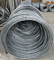 Бар'єрний рубіж типу Єгоза 1100/7/100 Колючий дріт