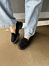 Замшеві лофери чорного кольору, фото 10