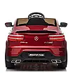Дитячий електромобіль Червоний джип Mercedes Benz GLC 63S Машинка електрокар на р/у Шкіряне сидіння USB 4WD 30W, фото 6