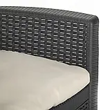 Елегантний комплект меблів на 12 персон QUEEN Folia12 — антрацит, фото 5