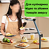 Штатив панограф тримач для телефону з гнучким регулюванням для зйомки зверху і під будь-яким кутом Stand 168, фото 10