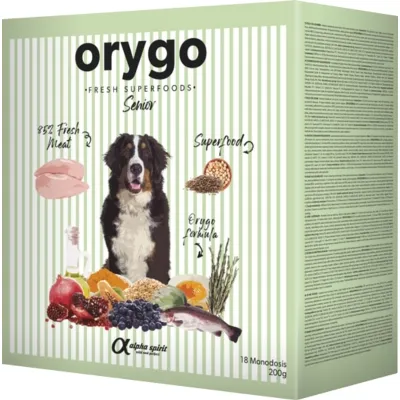 Напіввологий корм для старіючих собак Orygo (Оріго) Senior з курятиною та бобовими 3.6 кг