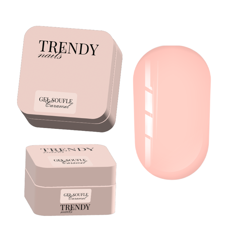 Souffle gel Trendy Nails Caramel 15 ml, фото 1