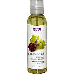 Олія виноградних кісточок (Grapeseed Oil), Now Foods, Solutions, 118 мл