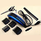 Машинка для стрижки волосся з 4 насадками, від мережі, MS 3302 / Чоловічий тример для стрижки волосся, фото 4