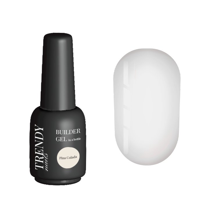 Builder Gel in a bottle Trendy Nails Pina Colada 15 ml, фото 1