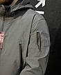 Куртка тактична водостійка весна літо Сіра Розмір 2XL (23992), фото 6
