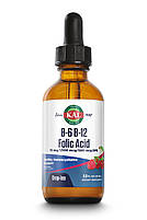 Folinic acid фолієва кислота В6 і В12, зі смаком натуральних ягід. BX672, фото 2