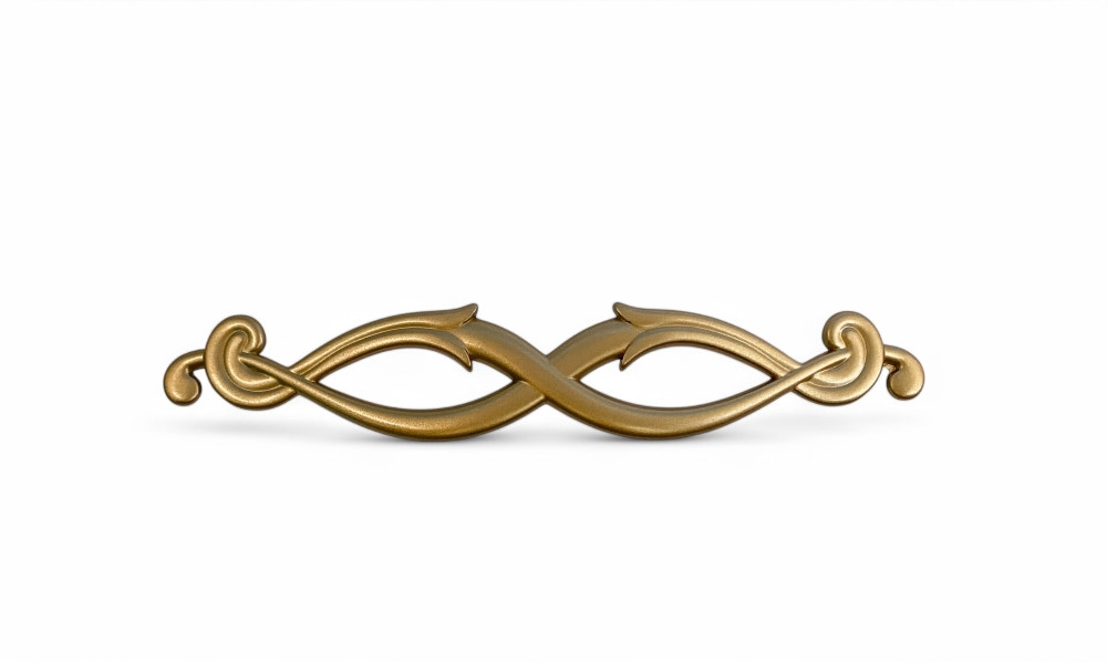 Ручка-скоба Elegant Decor сучасна класика GU-W5000 матове золото 128 мм