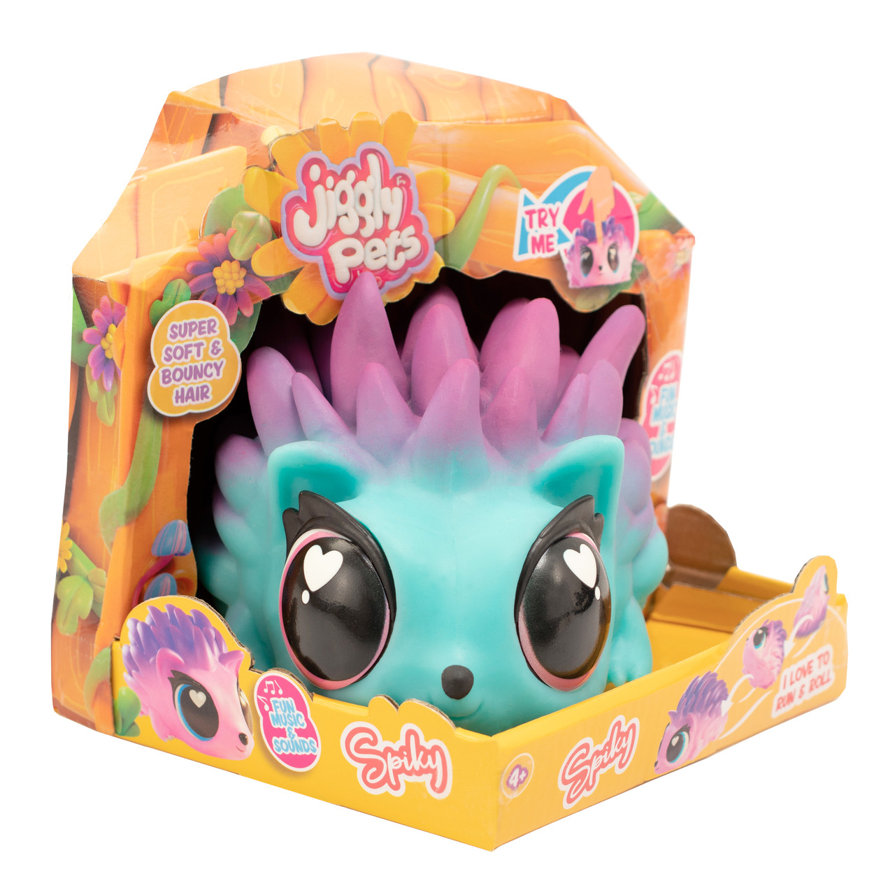 Інтерактивна іграшка Jiggly pets від EOLO Їжачок блакитний
