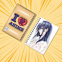 Блокнот на пружині в клітинку 48 арк. Citrus / Цитрус 003