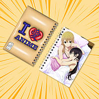 Блокнот на пружині в клітинку 48 арк. Citrus / Цитрус 004