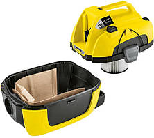 Пилосос з мішком Karcher WD 1 Compact Battery (1.198-300.0), фото 4