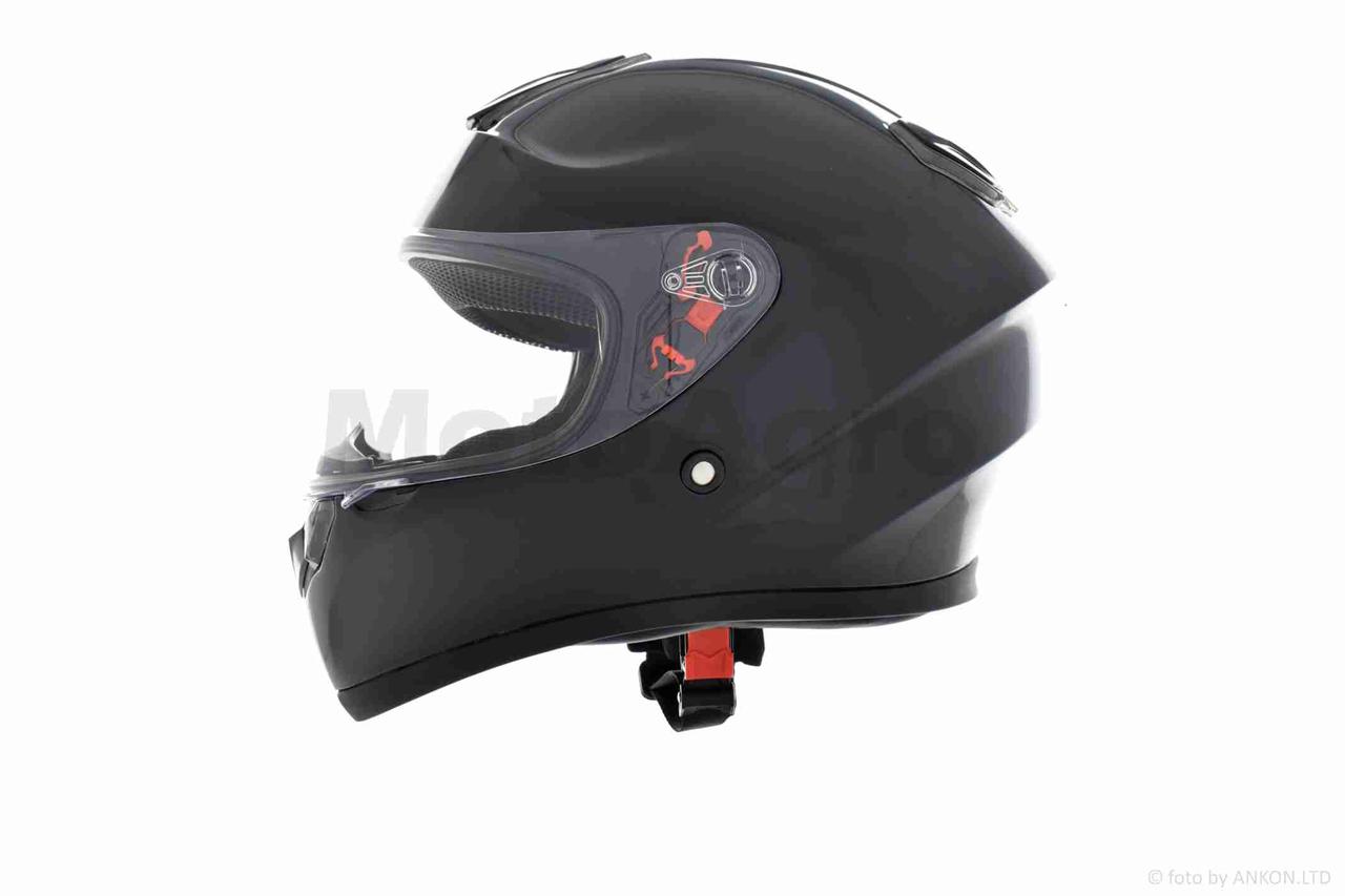 Шолом інтеграл "DAVID" (D820 чорний глянсовий XL ABS), фото 1