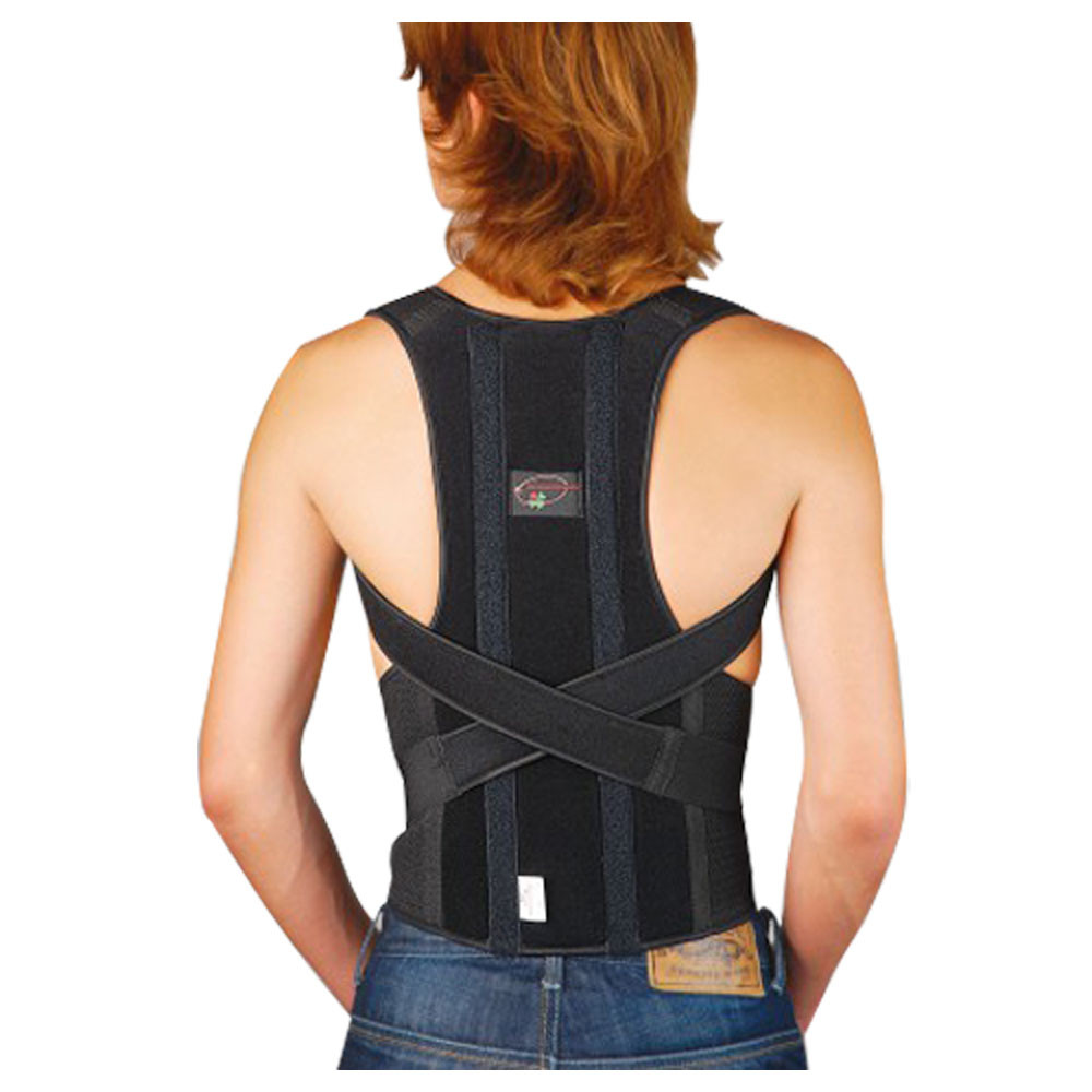 Коректор постави ортопедичний Реабілітімед ОТ-1В чорний, L, Тканина сітка