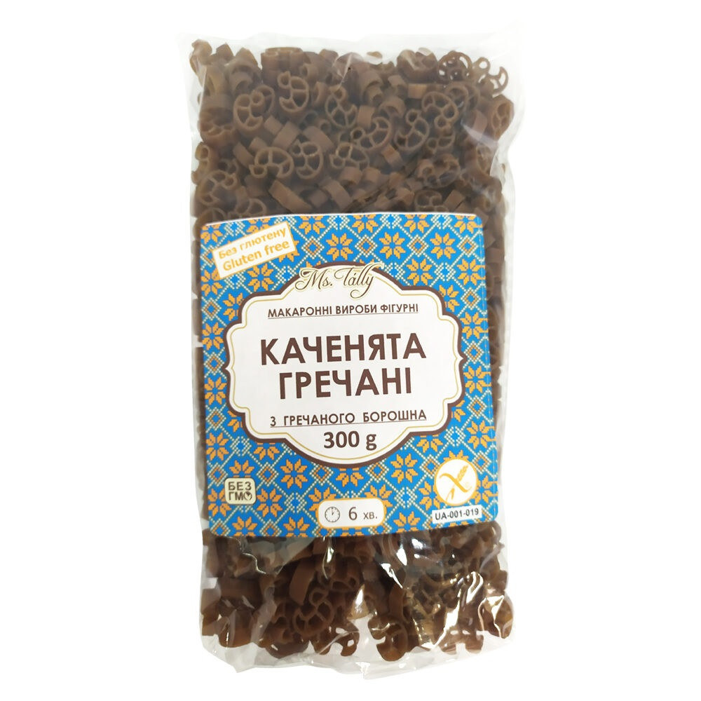 Макаронні вироби гречанi “Каченята” 300 г Ms.Tally
