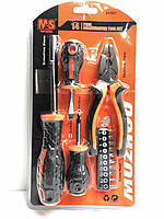 Набір інструментів універсальний Screwdriver WL-1400 викрутки насадки та плоскогубці 14 в 1