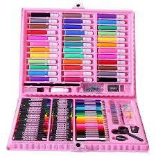 Набір творчості 150 предметів LK202312-21 (Рожевий, Блакитний)