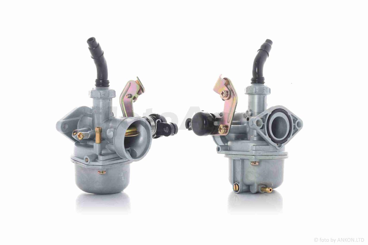 Карбюратор PZ19 на мопед дельта Active 70/110 d19 підкачування під трос праворуч, фото 1