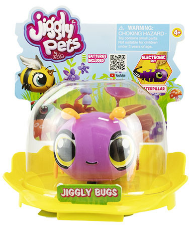 Інтерактивна іграшка Jiggly pets від EOLO Фіолетова гусениця