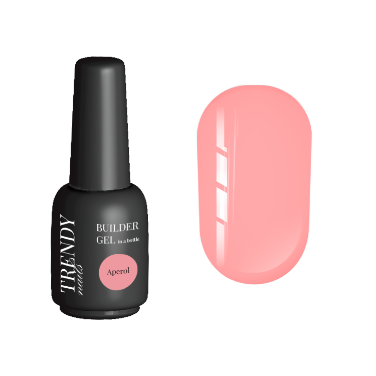Builder Gel in a bottle Trendy Nails Aperol 15 ml, фото 1