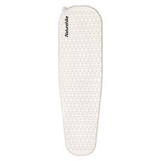 Самонадувний матрац надлегкий одномісний овальний Naturehike CNK2300DZ013, 35 мм, світло-сірий