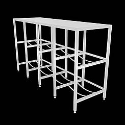 Підставка для 8 бутильованої з водою 680х500 800 СВ-02 етажерка стелаж для баклажок води Диспенсер