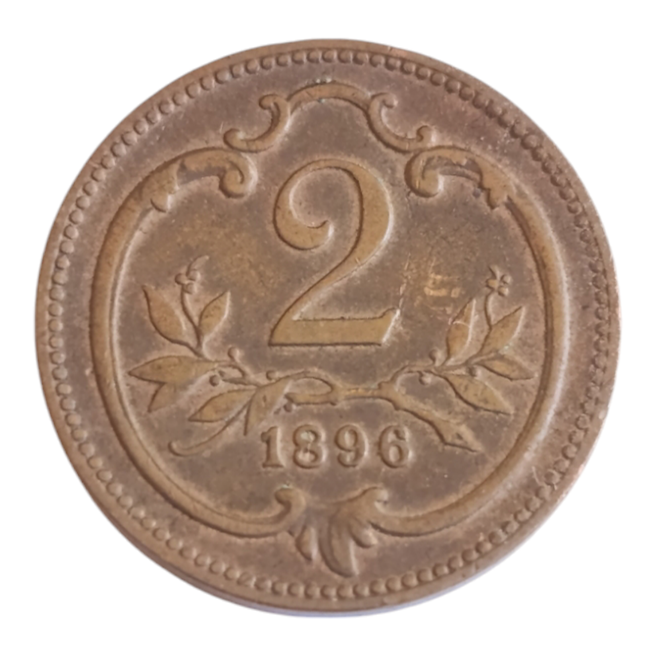 Австрія 2 гелера, 1896