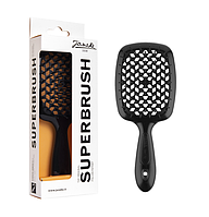 Гребінець для волосся Janeke SuperBrush чорний