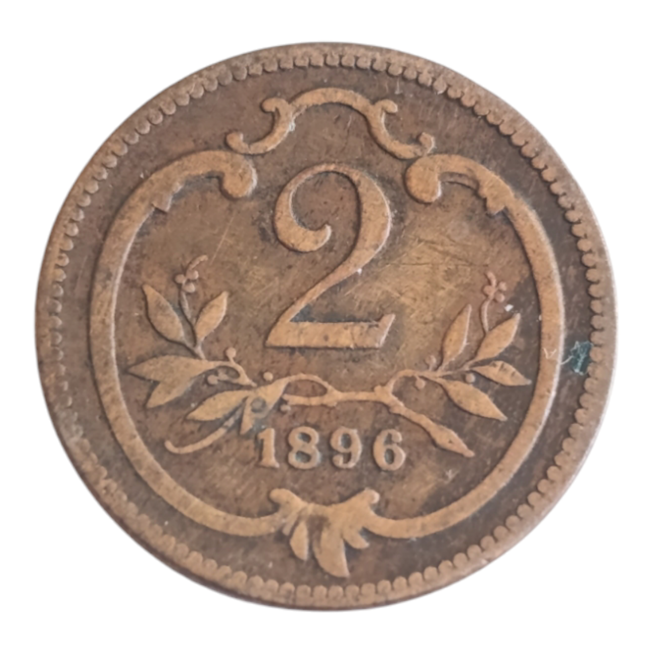 Австрія 2 гелера, 1896