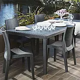 Меблі для сімейних застілля PRINCE Lady8 — антрацит, фото 2