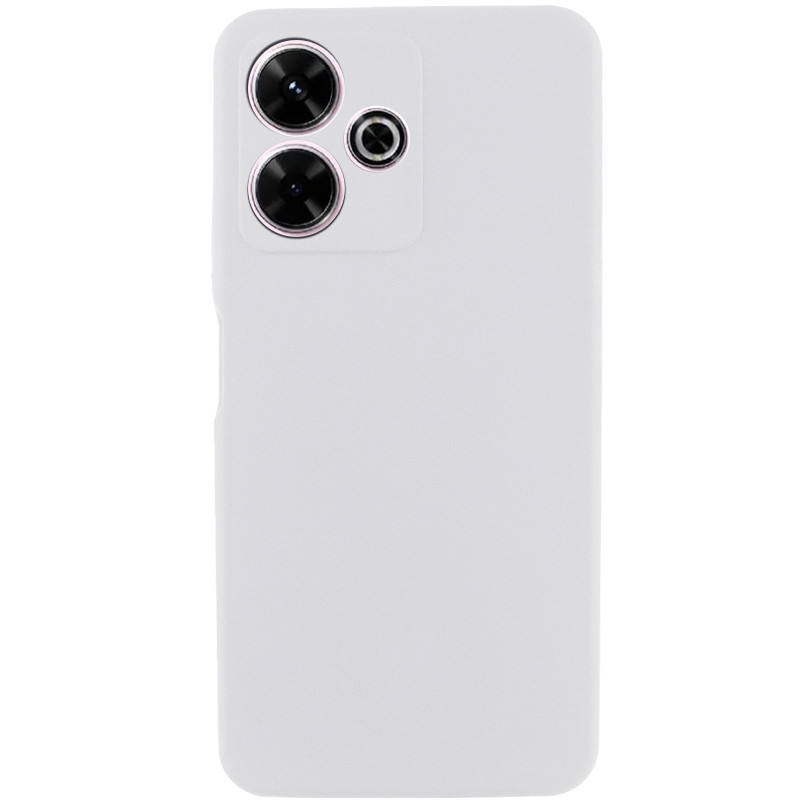 Чохол Silicone Cover Lakshmi Full Camera (AAA) no Logo для Xiaomi Redmi Note 14 5G | Білий / White