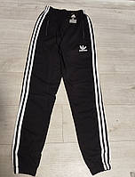 Штани спортивні для дівчинки підлітка Адідас на 12-18 років чорні