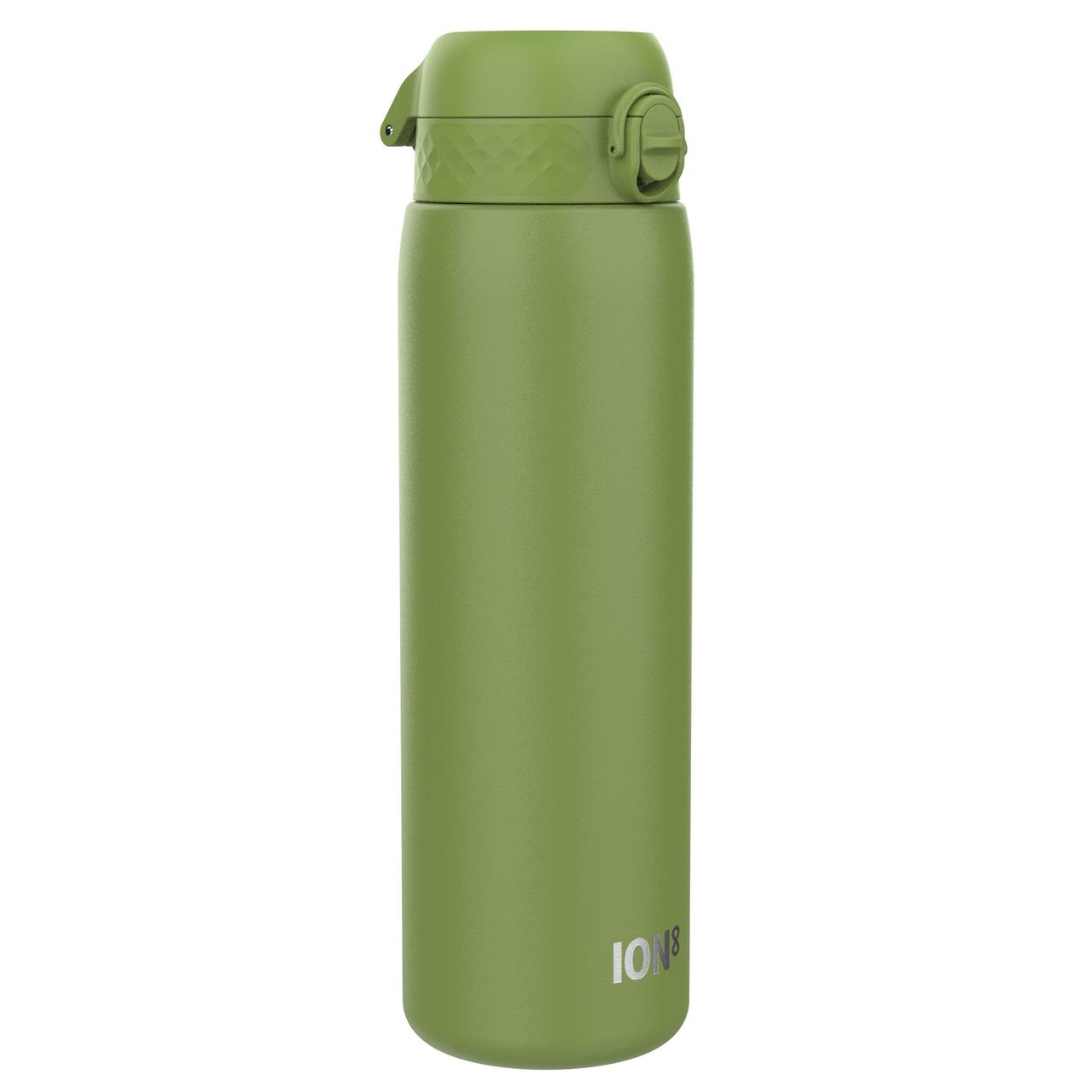 Пляшка для води металева ION8 1200 мл. Stainless Steel , Khaki Green