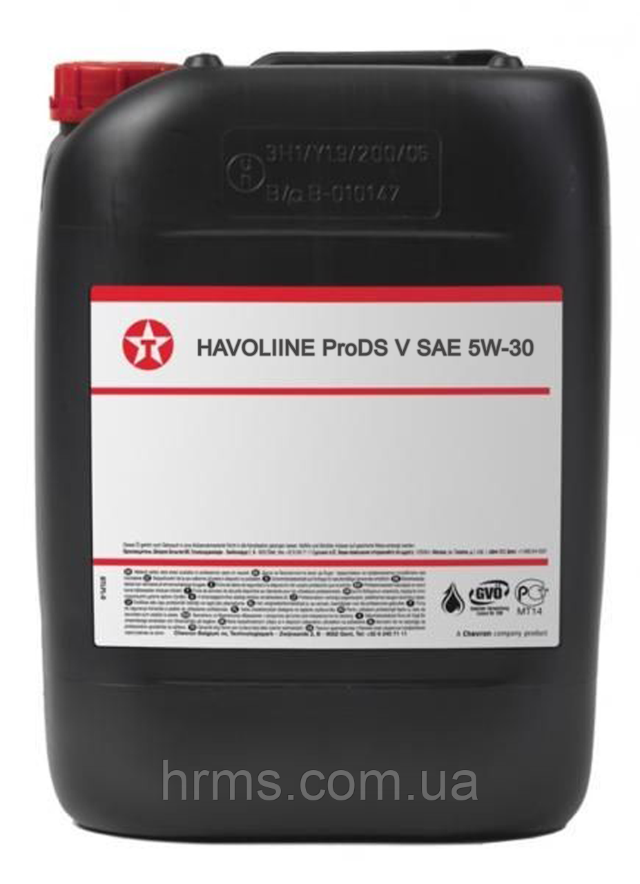 Масло Havoline ProDS V 5W-30 20л малозольне •BMW Longlife-04 •VW 504.00/507.00