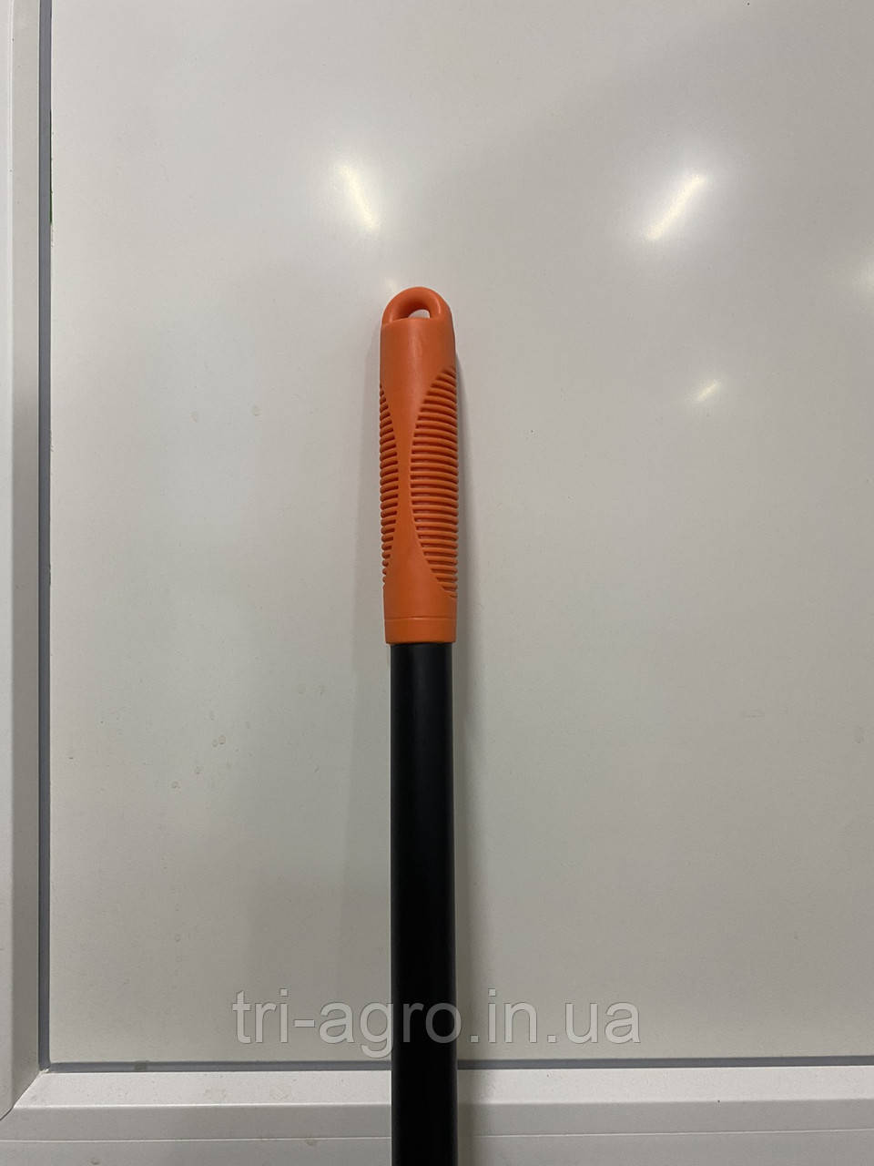 Держак металевий (чорний) з різьбою і ручкою