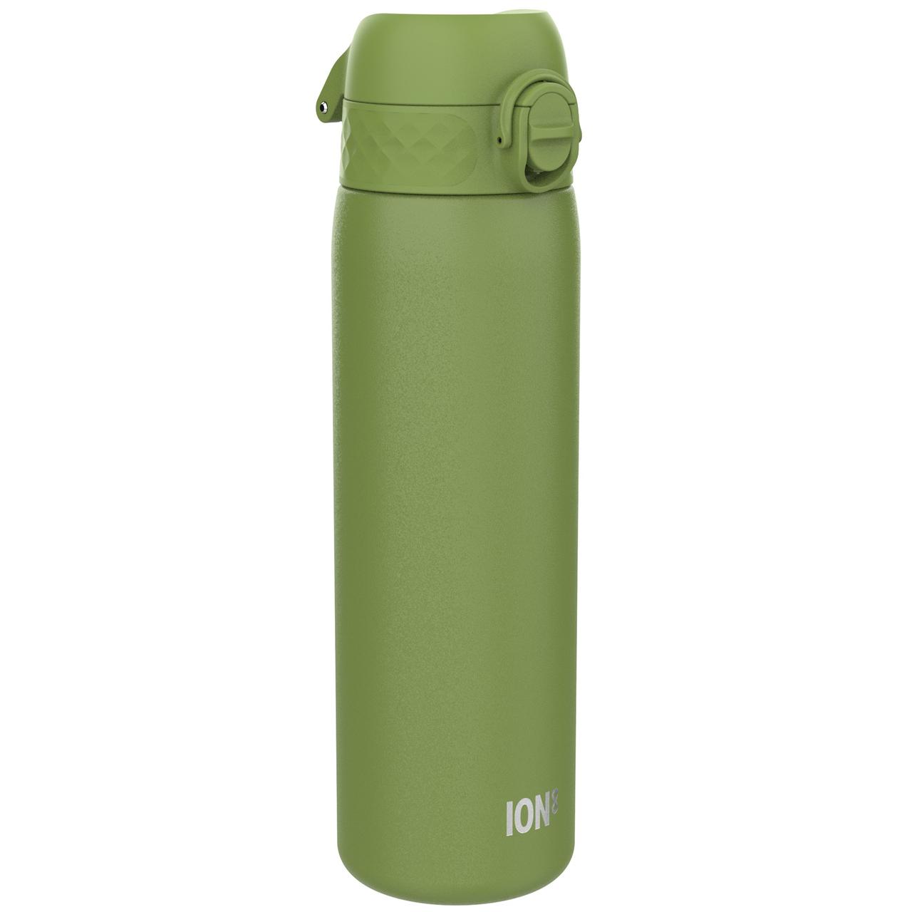 Пляшка для води металева ION8 600 мл. Stainless Steel , Khaki Green